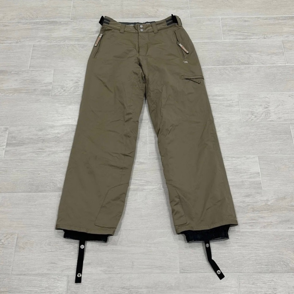 DNA Descente Gold Nylon Insulated Snowboard Ski Pants 
Women's Size 10